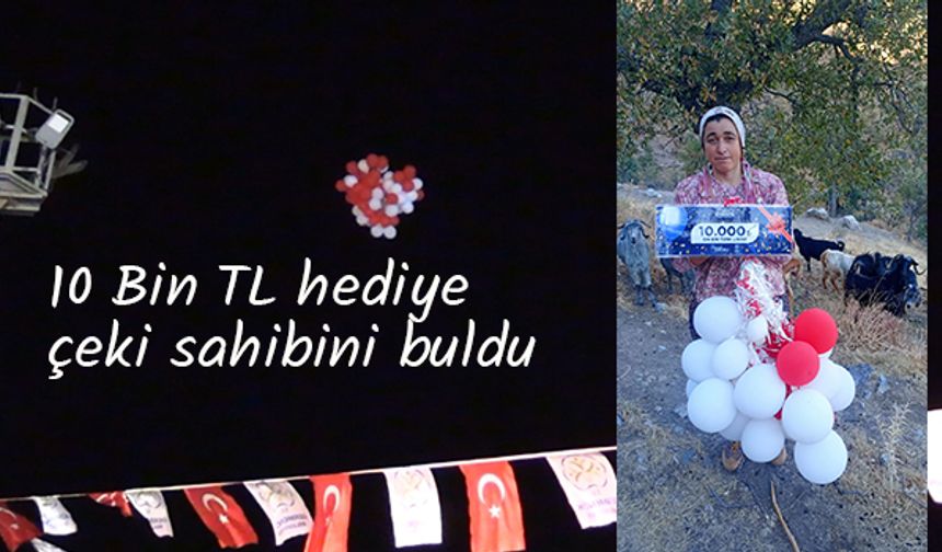 Germencik Belediyesi’nin 10 Bin TL hediye çeki sahibini buldu