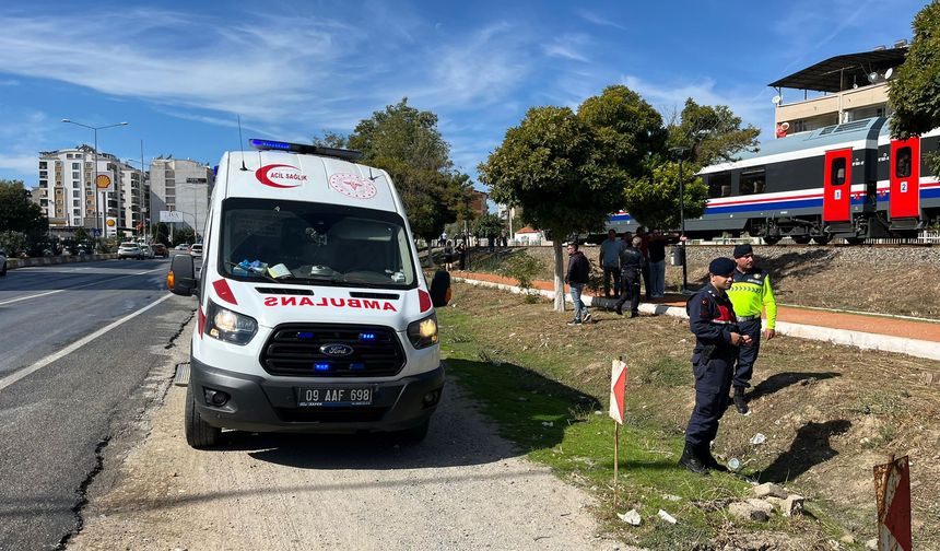 İncirliova'da torununu kurtaran kadına tren çarptı