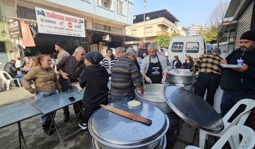 Nazilli’de sanayi esnafı imece usulü hayır yaptı