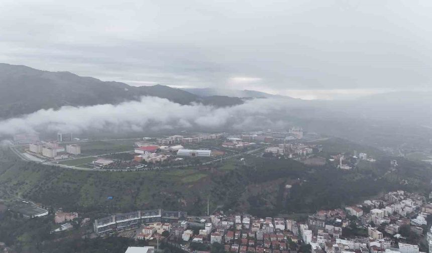 Aydın güne bulutla uyandı