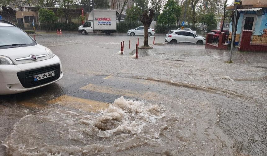 Aydın'a kuvvetli sağanak yağış uyarısı