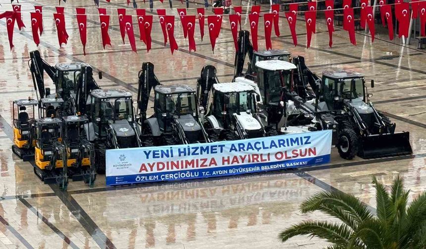 Büyükşehir Belediyesi'nin araç filosu 51 milyon liralık yatırım ile güçlendi