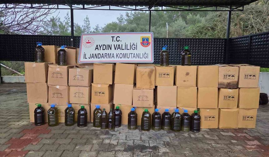 Didim'de tağşiş zeytinyağı operasyonu: '2 bin 932 litre zeytinyağı ele geçirildi'