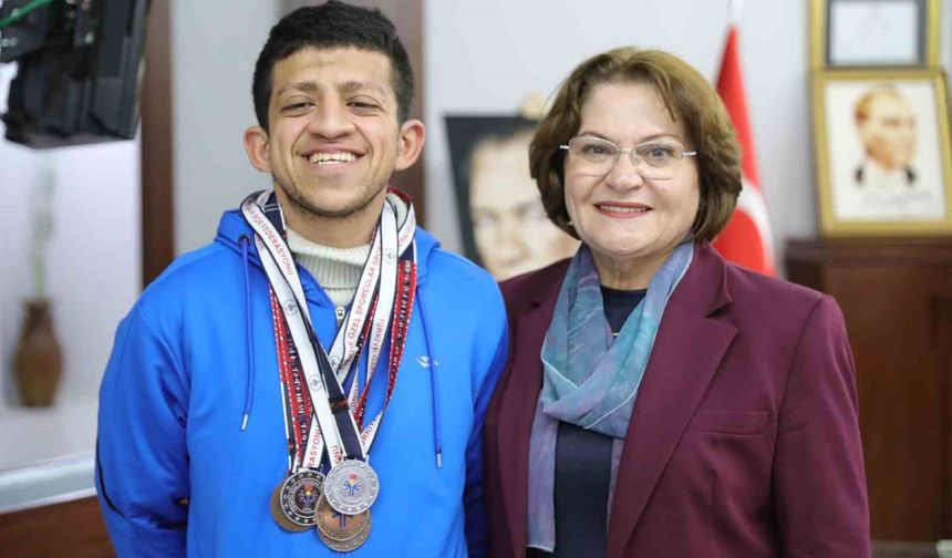 Didim'in özel sporcusundan 'Milli' başarı