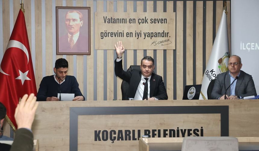 Koçarlı Belediyesi meclis toplantısı gerçekleştirildi