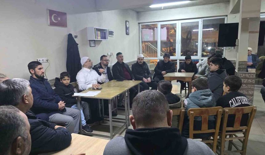 Köşk Başçayır'da maneviyat dolu gece