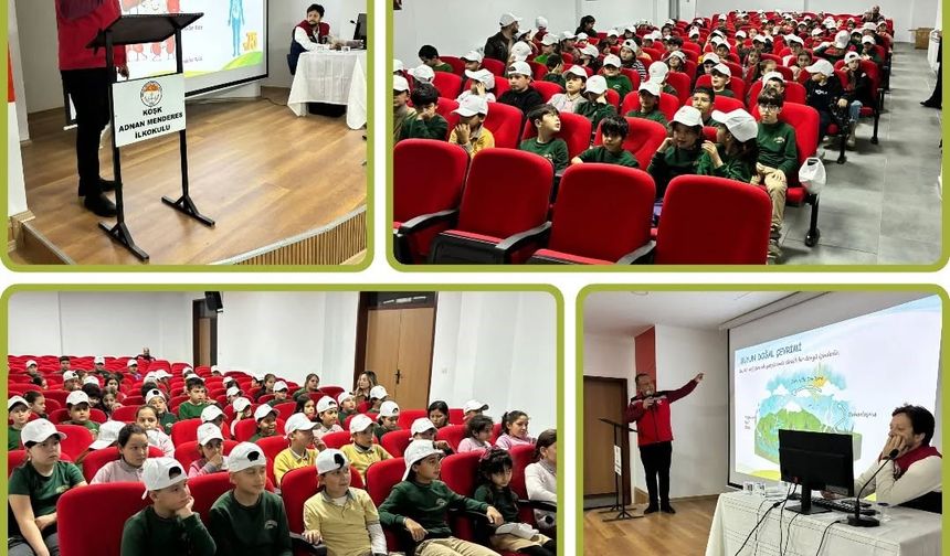 Köşk'te öğrencilere su verimliliği eğitimi verildi