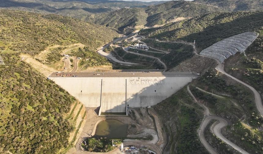 Sarıçay Barajı'nda incelemelerde bulunuldu