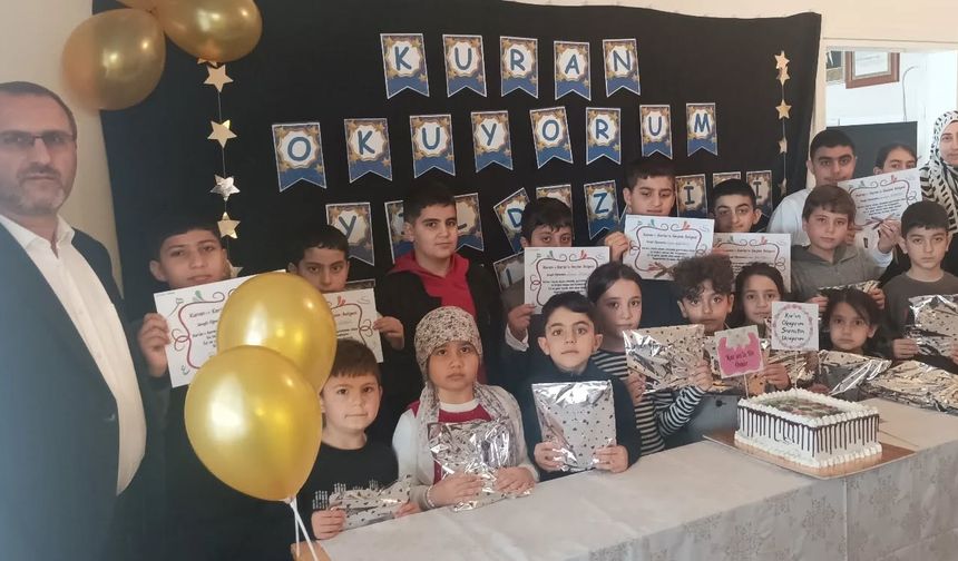 Söke'de Kur'an Kursu öğrencileri için Kur'an'a geçiş merasimi düzenlendi