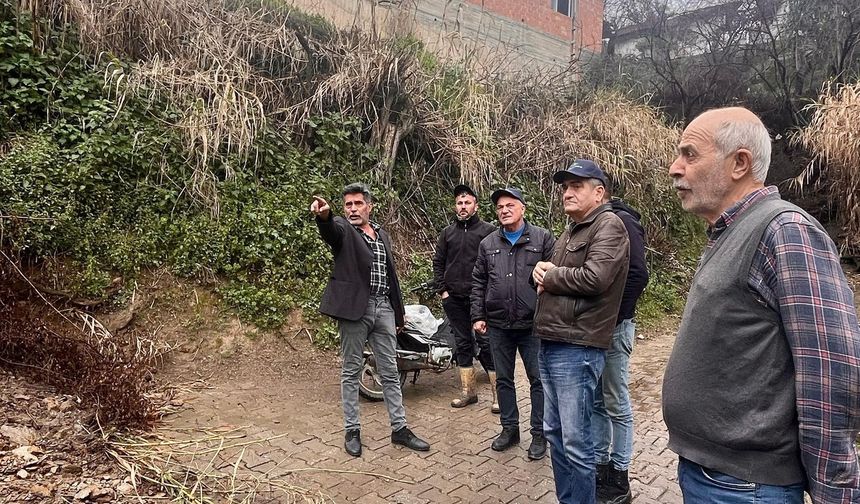 Sultanhisar'da ekipler yağış sonrası sahada