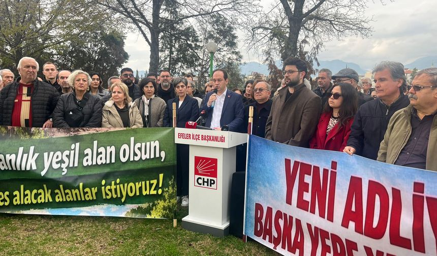 CHP’den Fidanlık Alanına İtiraz