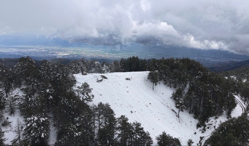 Aydın'a bahar ayında kış sürprizi