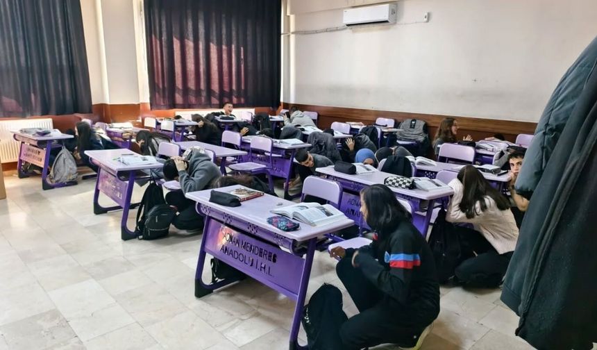 Aydın'da 9 bin 489 öğrenciye afet eğitimi verildi