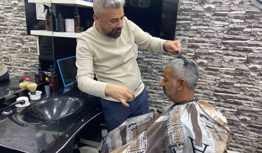 Aydın'da bayram tıraşı telaşı başladı