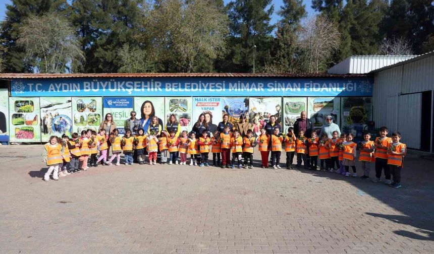 Aydın'da öğrenciler doğa sevgisini öğreniyor