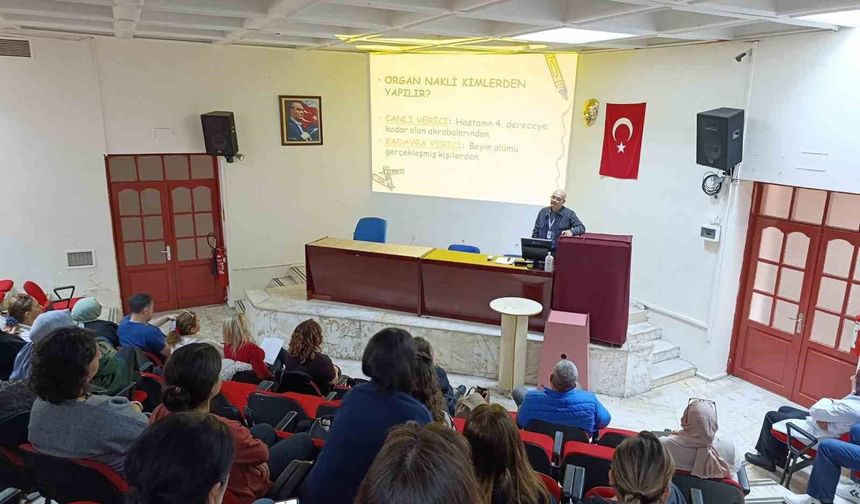 Aydın'da sağlık çalışanlarına organ bağışı eğitimi verildi