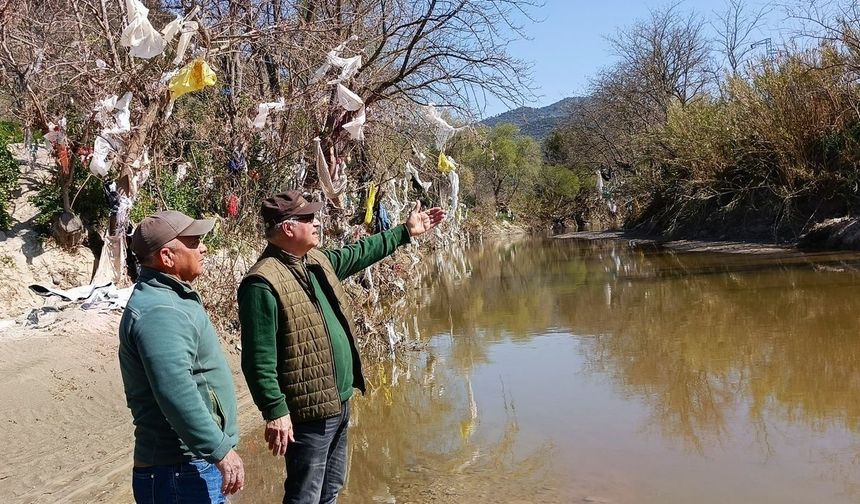 Aydın'ın içme suyunu karşılayacak Sarıçay'da kirlilik alarmı