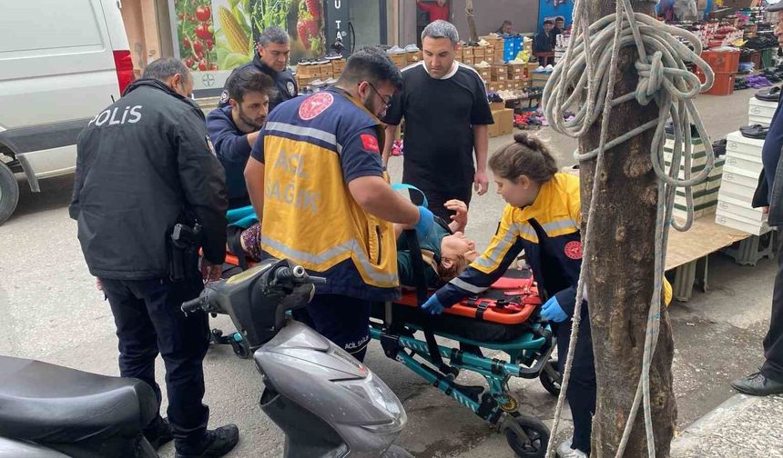 Ekipler yaşlı kadını kurtarmak için seferber oldu