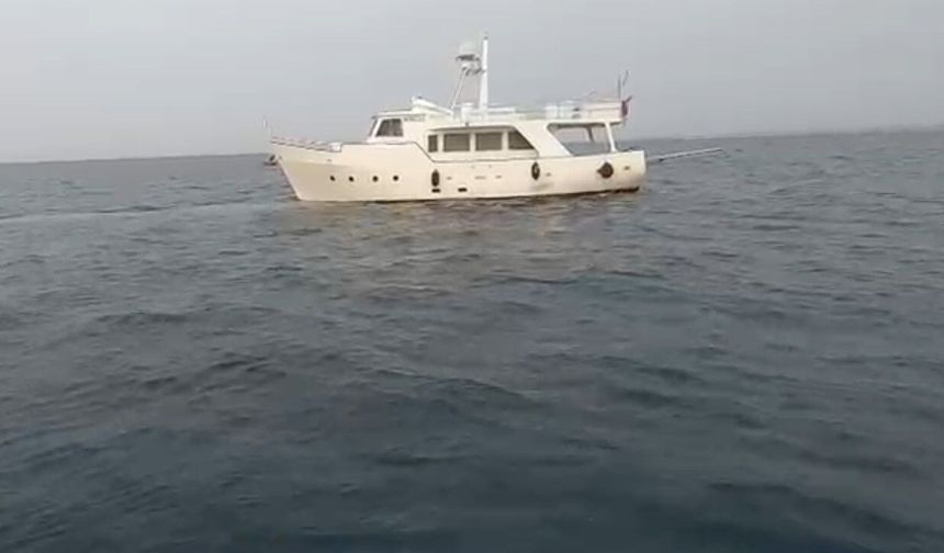 İtalya rotasındaki özel teknede düzensiz göçmen operasyonu