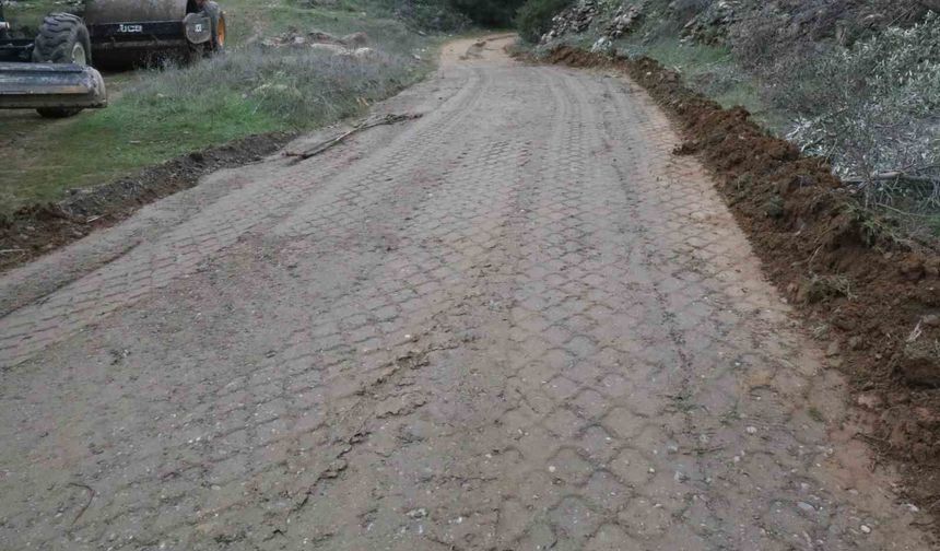 Kavaklı Mahallesi'ndeki bahçe yolu yenilendi