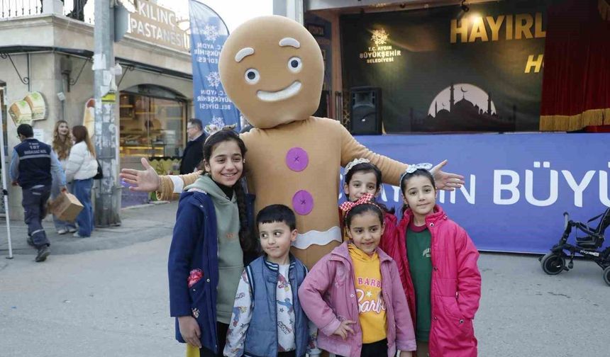 Köşklü çocuklar Büyükşehir'in Ramazan şenliğinde eğlendi