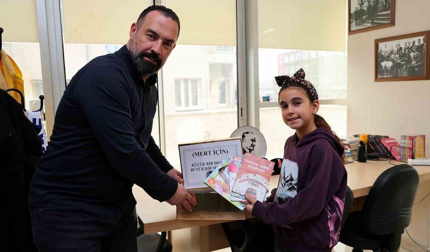 Söke'de minik yürekten dayanışma örneği