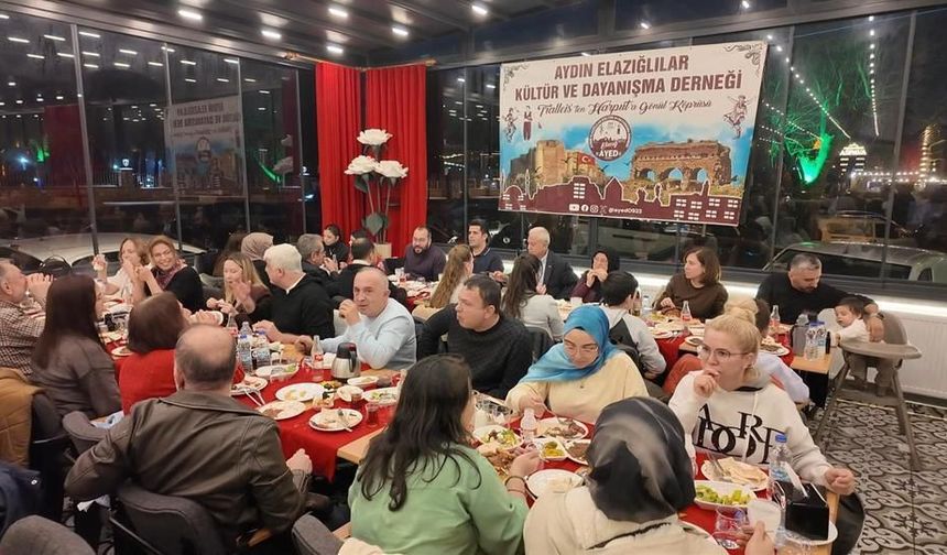 Aydın Elazığlılar Kültür ve Dayanışma Derneği’nden Görkemli İftar Programı