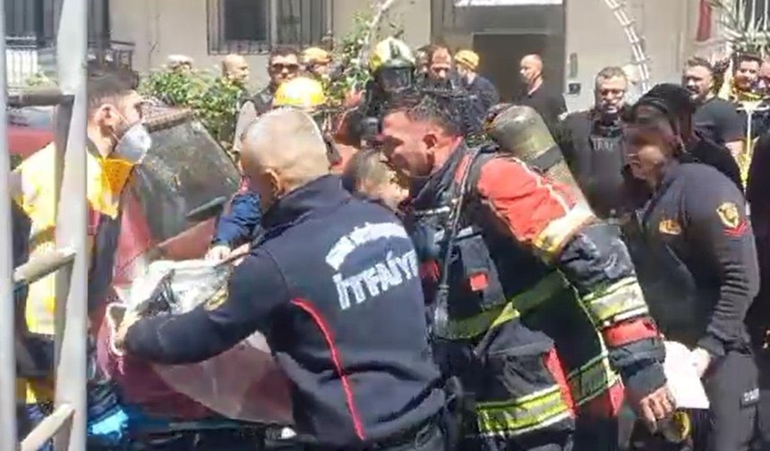 Patlama sonrası çıkan yangında engelli şahıs hayatını kaybetti