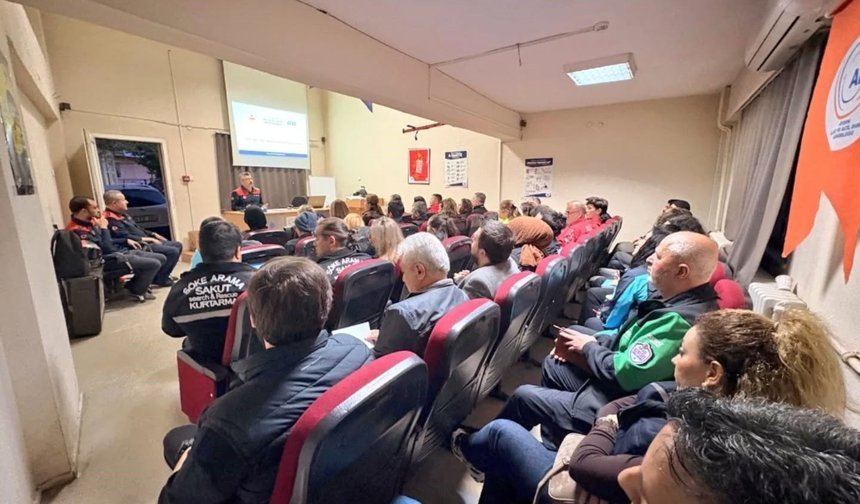 Afetlere hazırlıkta koordinasyon eğitimi verildi