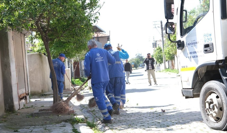 Aydın Büyükşehir'den, çevre düzenleme ve bakım çalışması