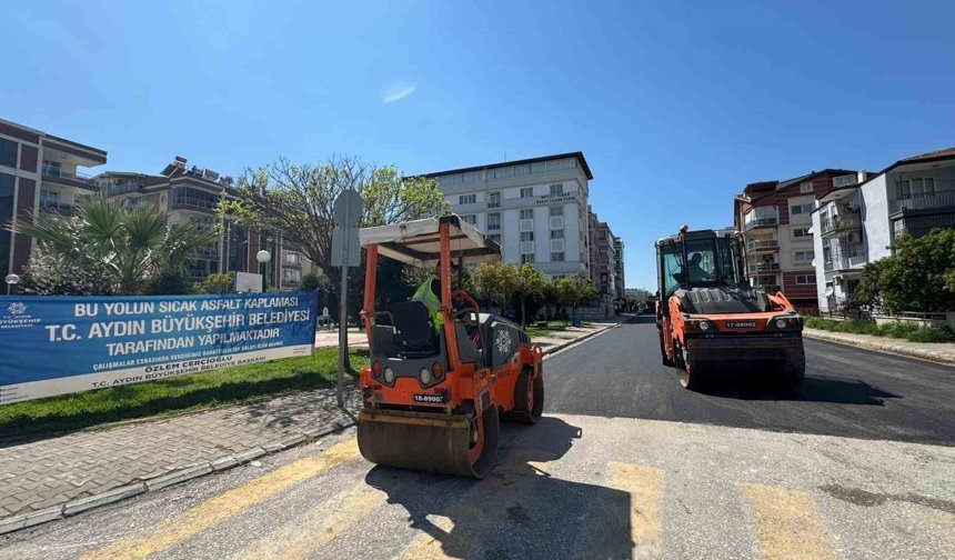 Aydın Büyükşehir'den Efeler'de yol çalışması