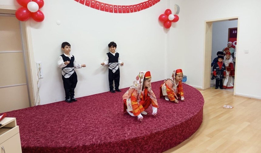 Aydın'da anaokulu öğrencileri hünerlerini sergiledi