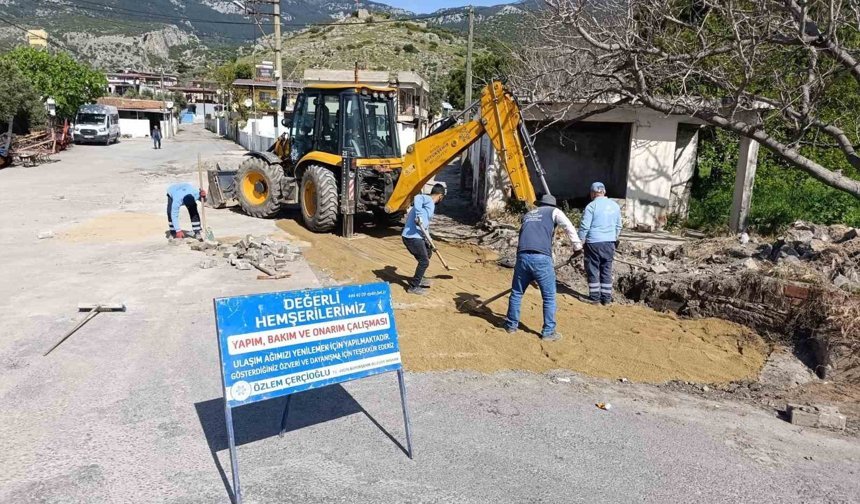 Aydın'ın ulaşım ağını güçlendiren çalışmalar sürüyor