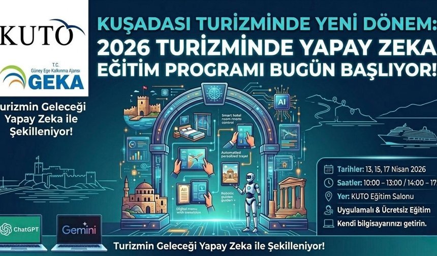 KUTO'da Yapay Zeka Eğitimi bugün başlıyor
