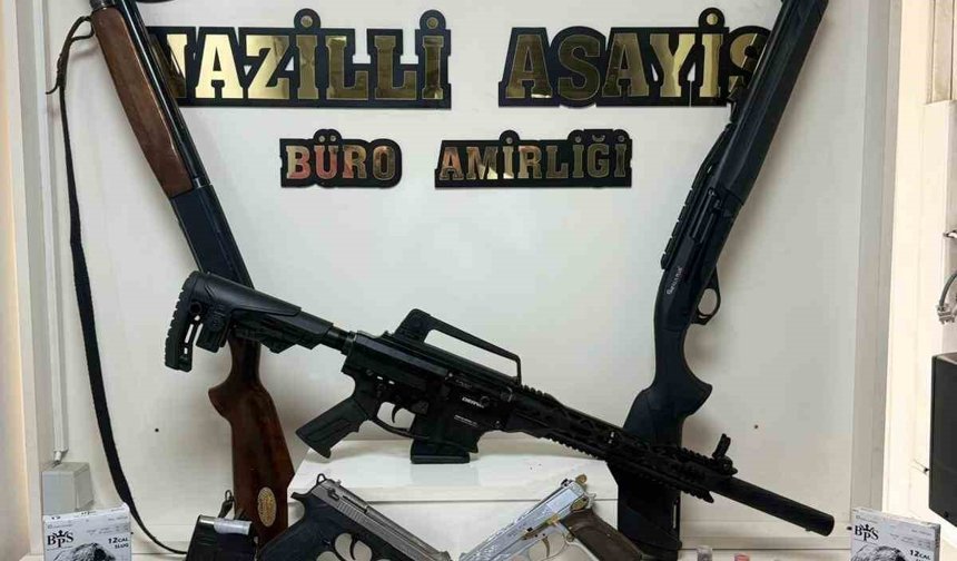 Sosyal medyadan silah teşhiri yapan 3 kişi yakalandı