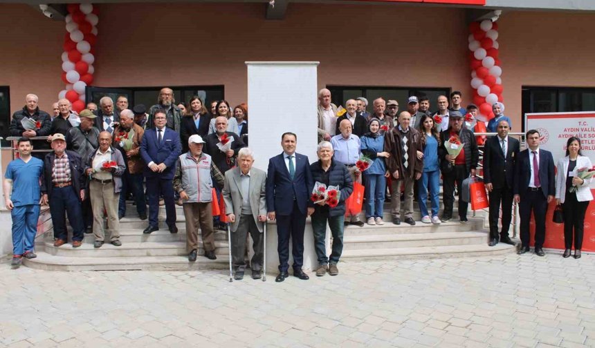 Yapımı tamamlanan Aydın Huzurevi ilk yaşlı kabulünü gerçekleştirdi