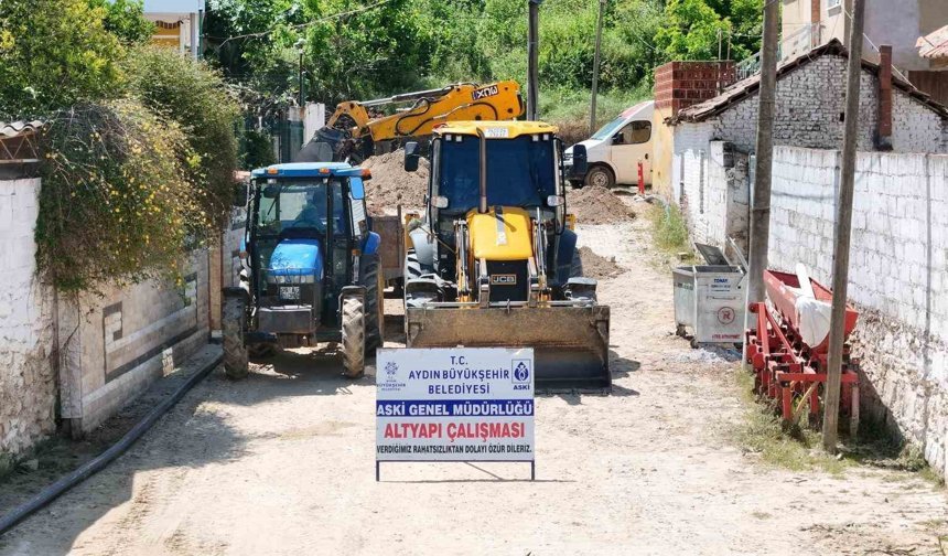 Aydın Büyükşehir Belediyesi'nden Koçarlı'ya altyapı yatırımı