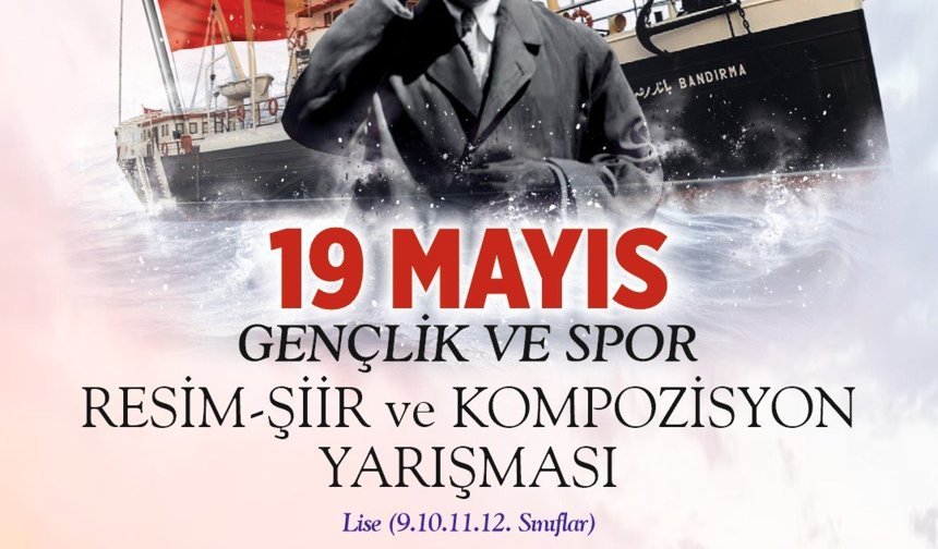 Aydın Büyükşehir'den 19 Mayıs temalı şiir ve kompozisyon yarışması
