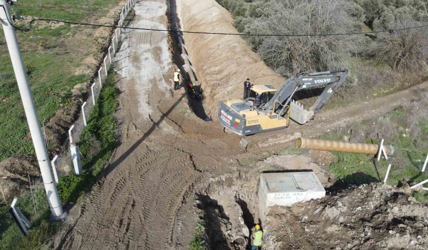 Bozdoğan Ovası Sulama İnşaatı devam ediyor