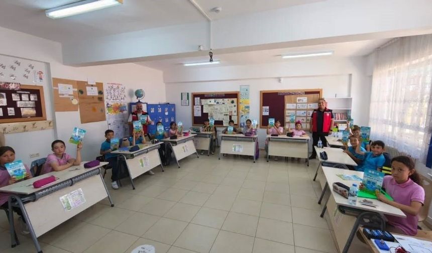 Çine'de öğrencilere su verimliliğinin önemi anlatıldı
