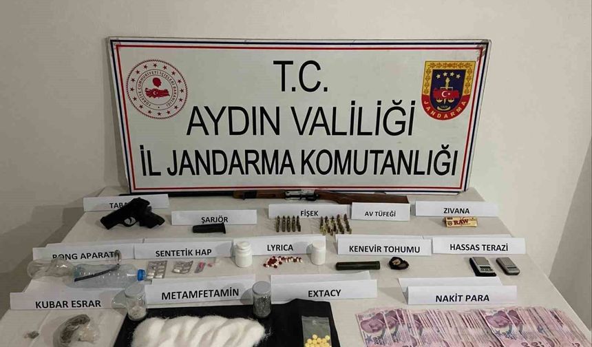 Germencik'te uyuşturucu operasyonu
