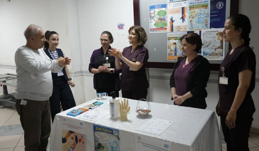Hastanede el hijyenine dikkat çekildi