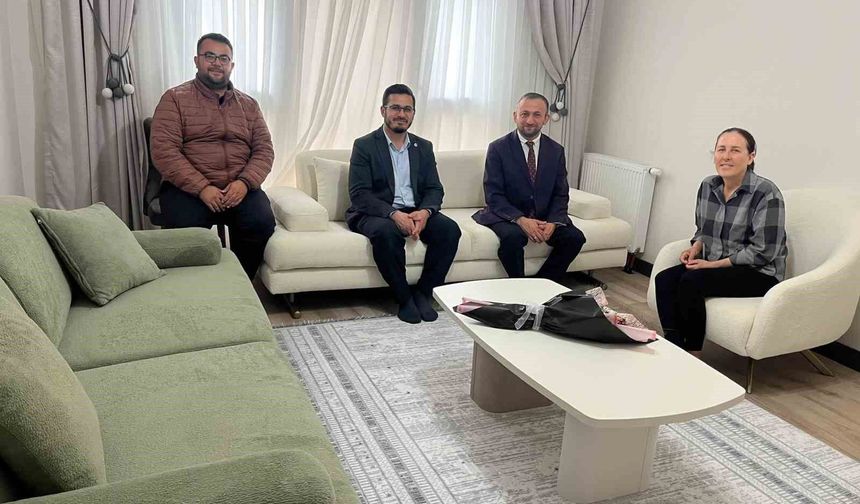 Kaymakam Gündoğdu şehit aileleri ve gazilerle bayramlaştı