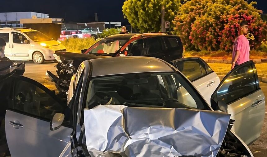 Köpeğe çarpan otomobil karşı şeride geçti: 2 yaralı