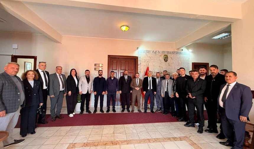 MHP İlçe Başkanı Taşdemir, Kaymakam Keklik ile görüştü