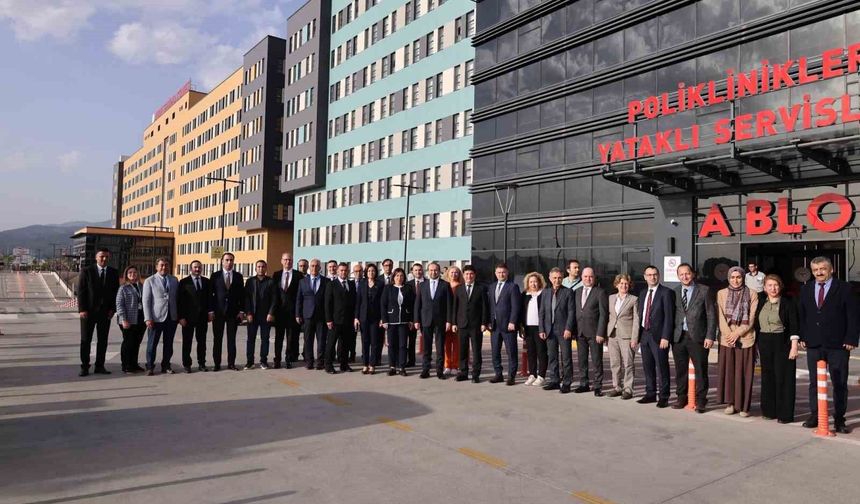 Vali Varol, Şehir Hastanesi'nde incelemelerde bulundu