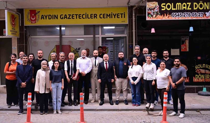 Aydın basınıyla bir araya gelen Vali Varol: 'Basını önemli bir paydaş olarak görüyoruz'