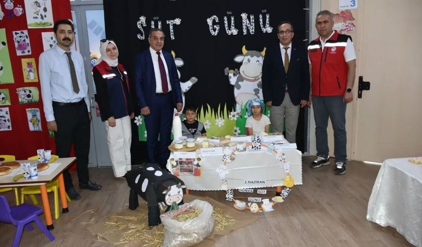 Aydın'da miniklere süt tüketiminin önemi anlatıldı