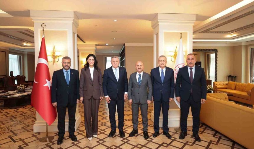 Aydın'ın spor yatırımları Bakan Bak ile görüşüldü