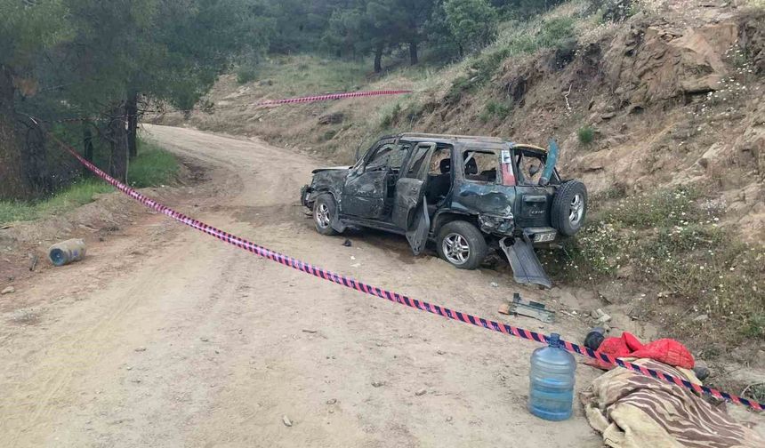 Kontrolden çıkan cip uçurumdan yuvarlandı: 1 ölü 2 ağır yaralı